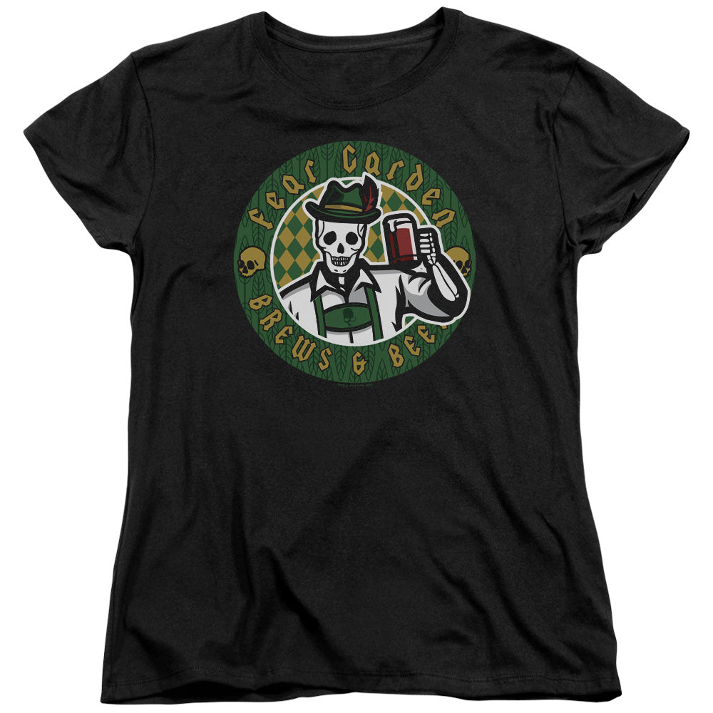 HELL FEST/FEAR GARDEN - S/S WOMENS TEE - BLACK