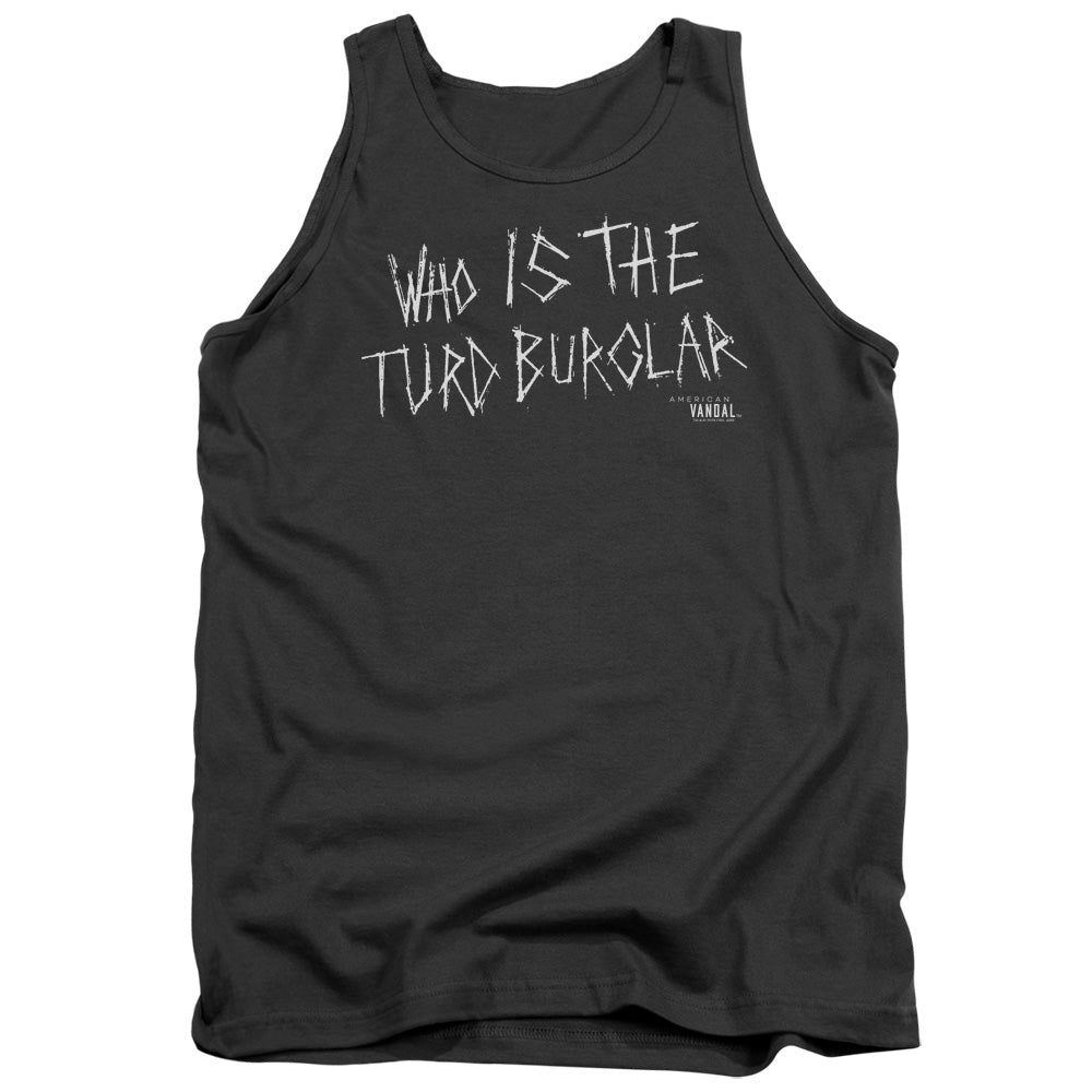 AMERICAN VANDAL/TURD BURGLAR - ADULT TANK - CHARCOAL