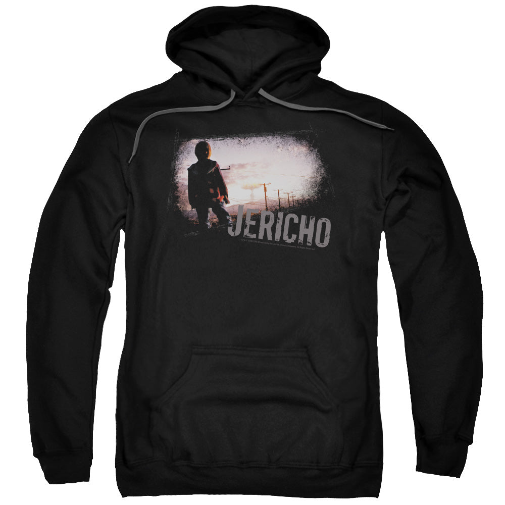 JERICHO/MUSHROOM CLOUD - ADULT PULLOVER HOODIE - BLACK
