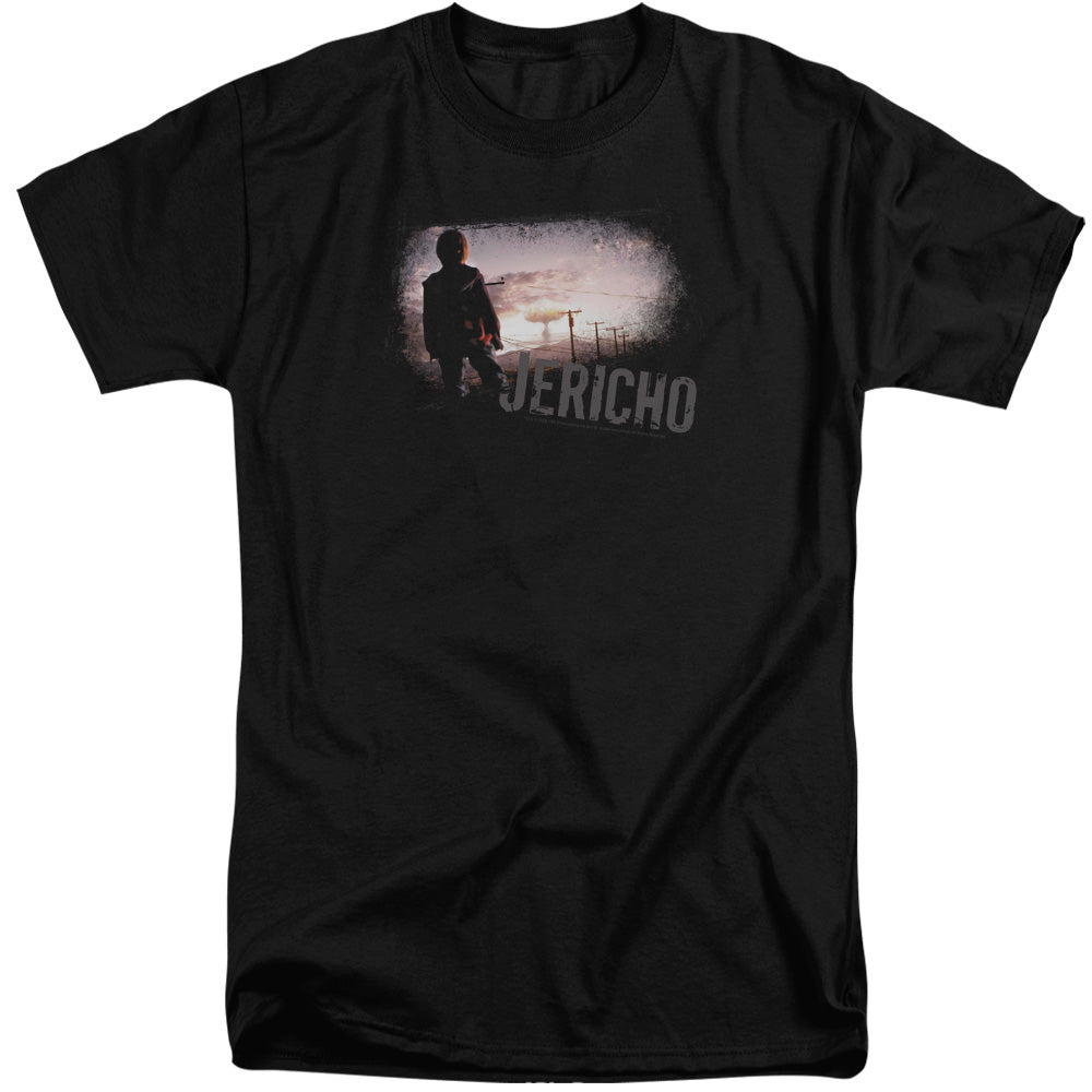 JERICHO/MUSHROOM CLOUD - S/S ADULT TALL 18/1 - BLACK