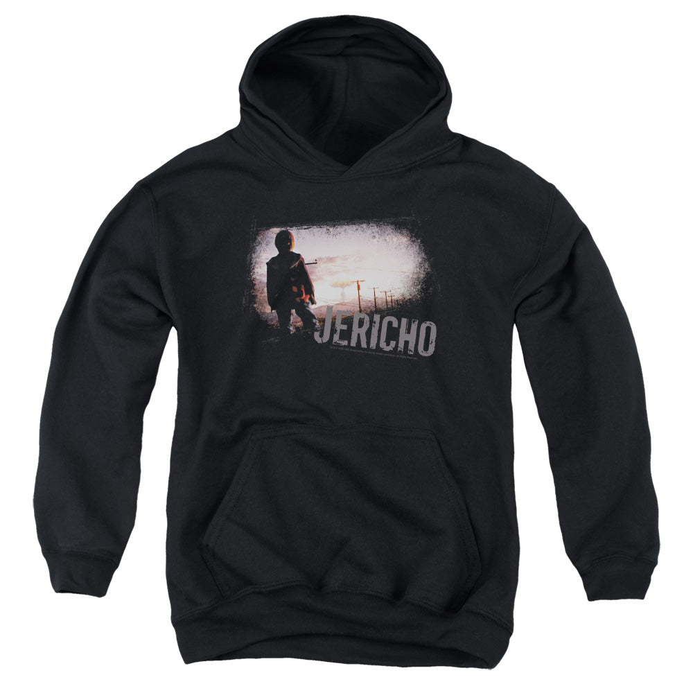 JERICHO/MUSHROOM CLOUD - YOUTH PULLOVER HOODIE - BLACK