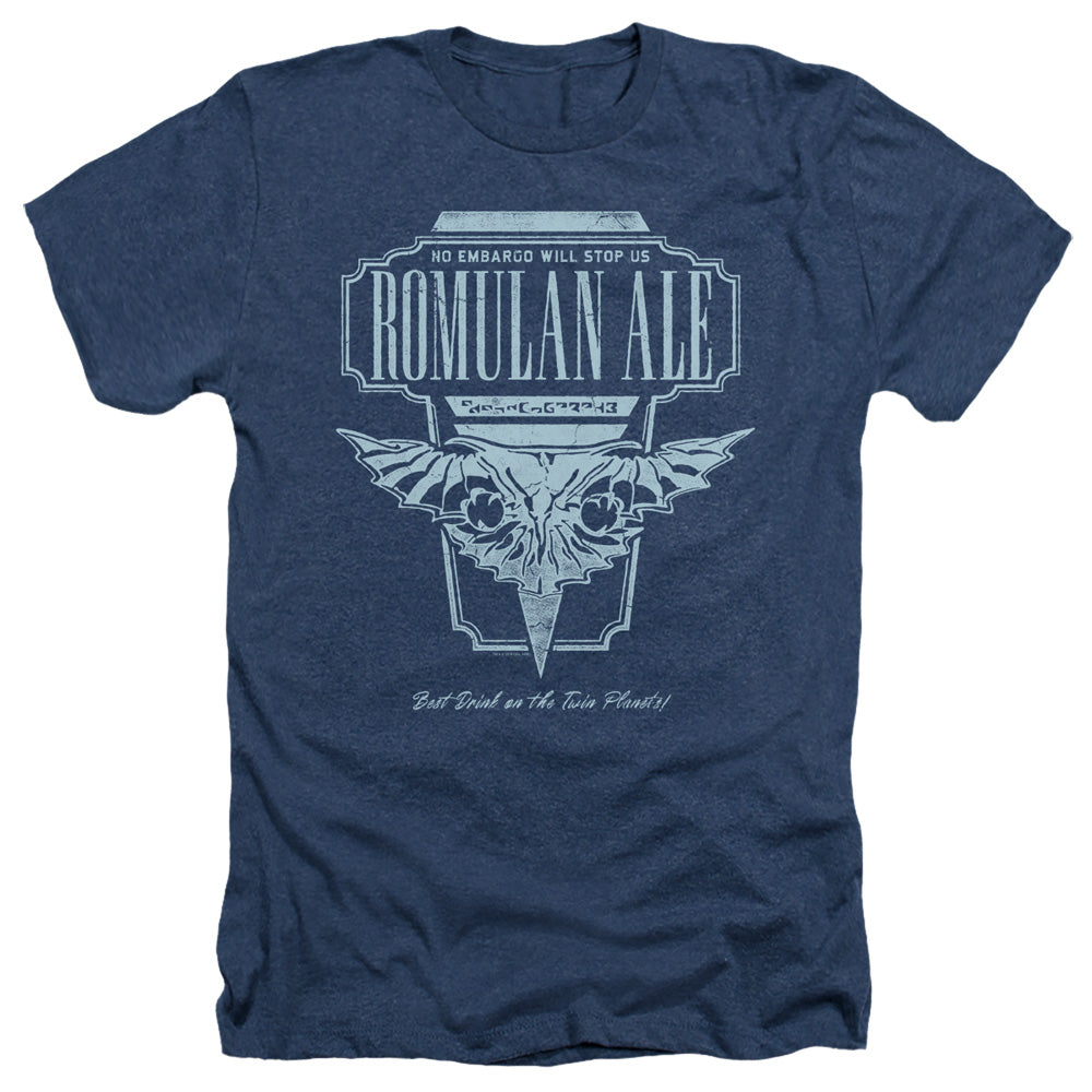 STAR TREK THE NEXT GENERATION/ROMULAN ALE - ADULT HEATHER - NAVY