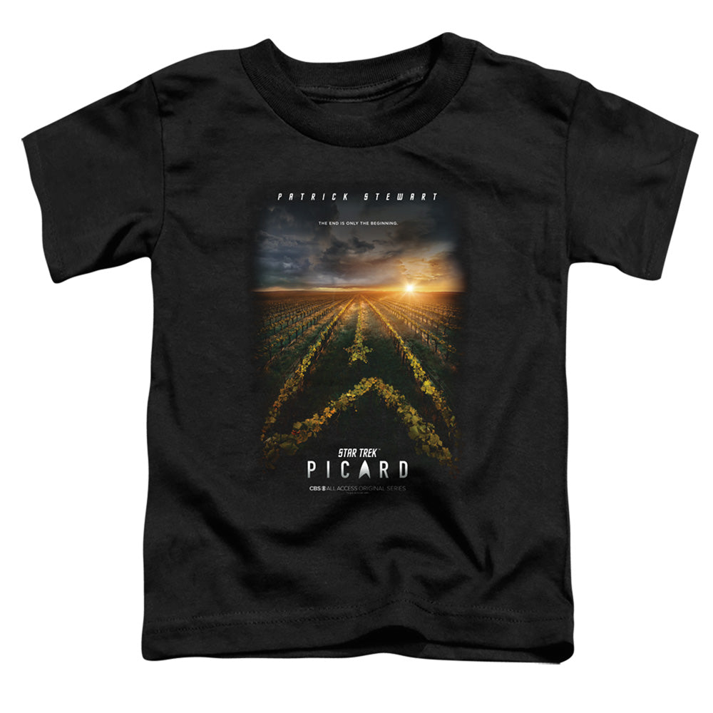 STAR TREK PICARD/PICARD POSTER - S/S TODDLER TEE - BLACK