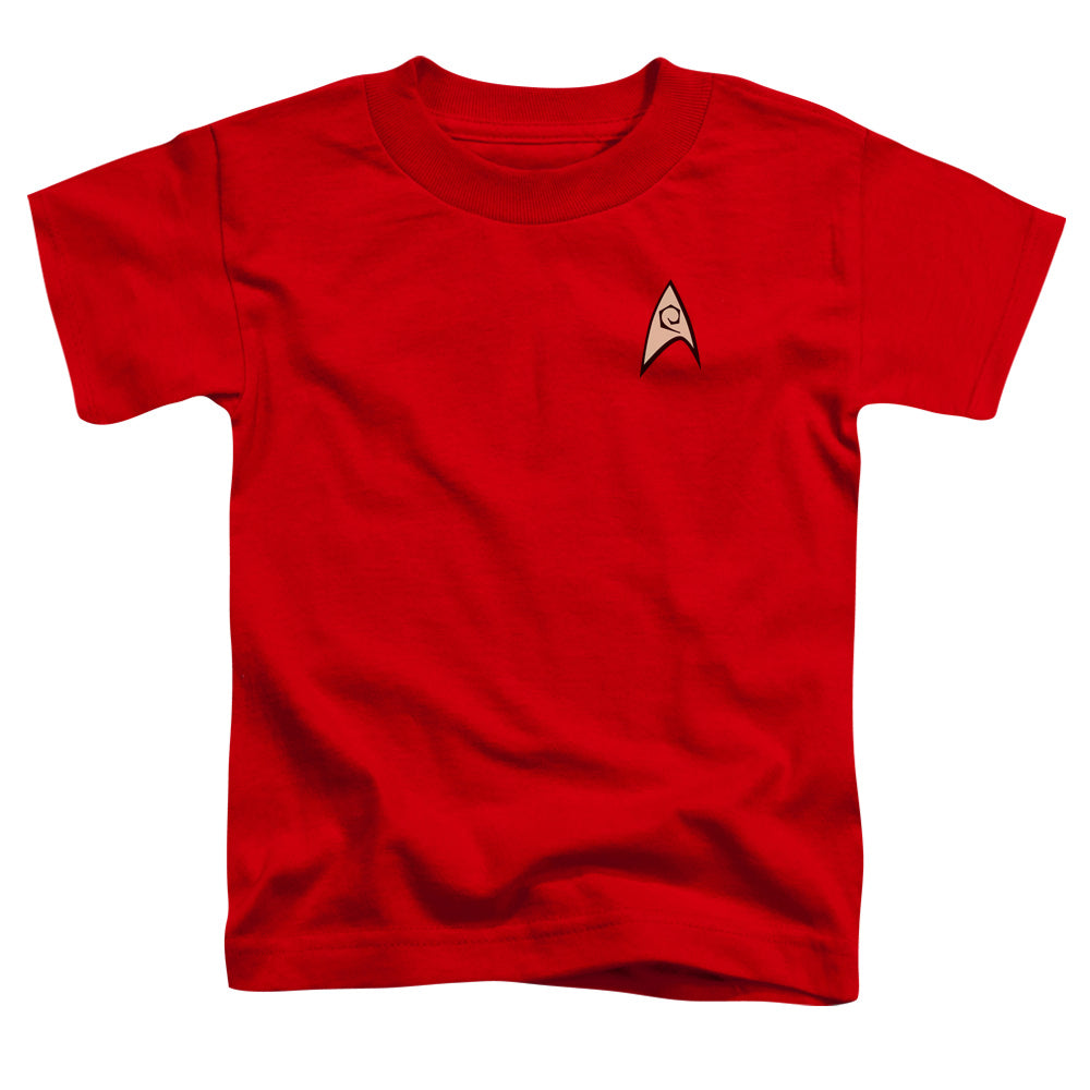 STAR TREK/ENGINEERING UNIFORM - S/S TODDLER TEE - RED