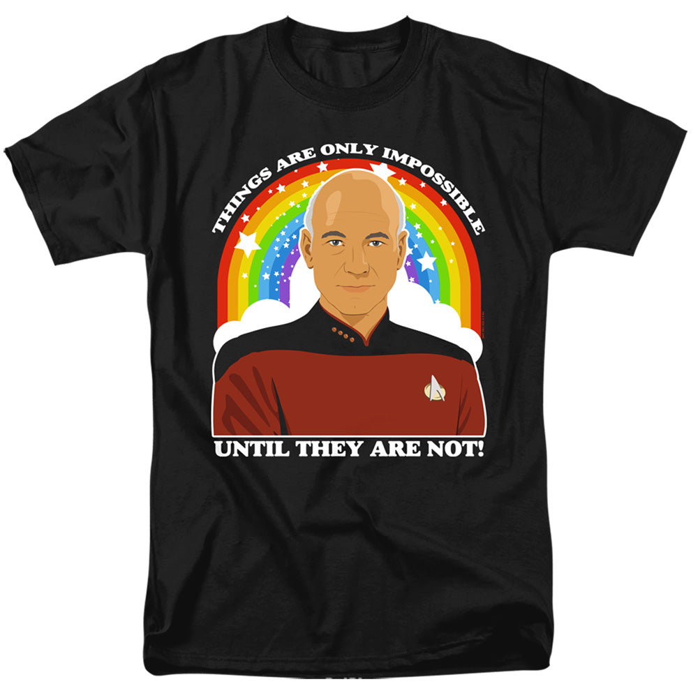 STAR TREK THE NEXT GENERATION/IMPOSSIBLE - S/S ADULT 18/1 - BLACK