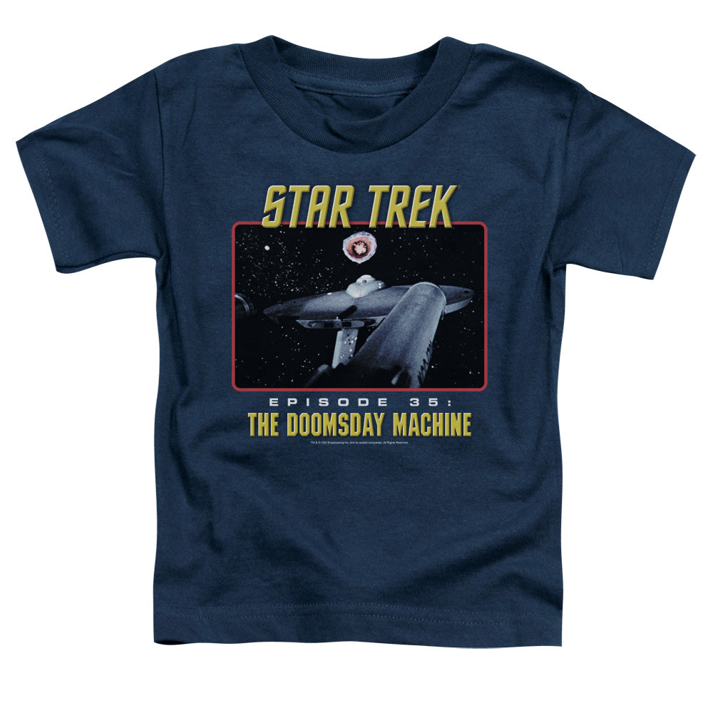 ST ORIGINAL/THE DOOMSDAY MACHINE - S/S TODDLER TEE - NAVY