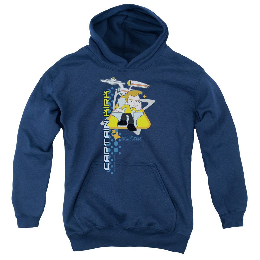 QUOGS/CAPTAINS CHAIR - YOUTH PULLOVER HOODIE - NAVY