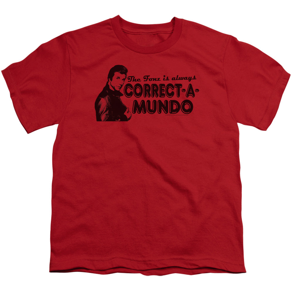 HAPPY DAYS/CORRECT A MUNDO - S/S YOUTH 18/1 - RED