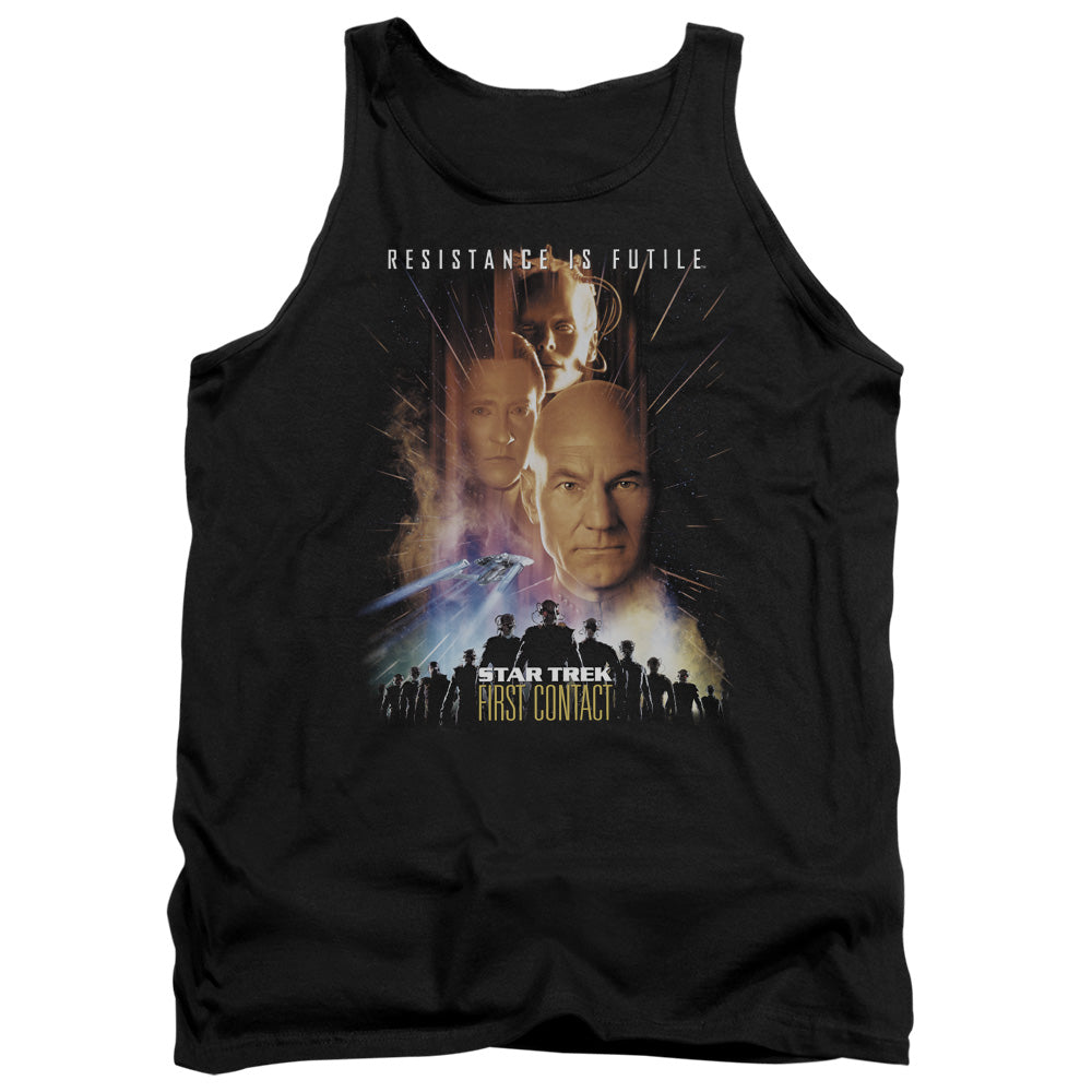 STAR TREK/FIRST CONTACT(MOVIE) - ADULT TANK - BLACK