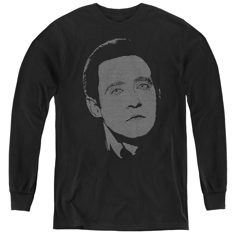 STAR TREK/DATAS DATA - YOUTH LONG SLEEVE TEE - BLACK