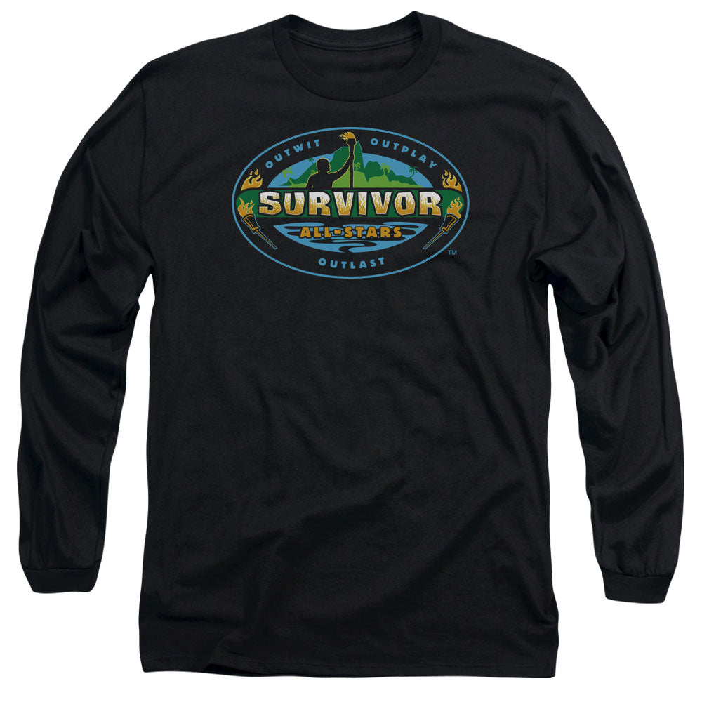 SURVIVOR/ALL STARS -  L/S ADULT 18/1  - BLACK