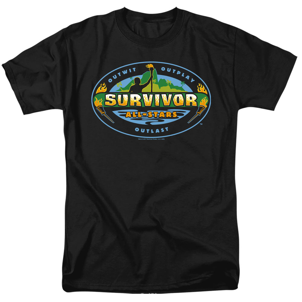 SURVIVOR/ALL STARS - S/S ADULT 18/1  -  BLACK