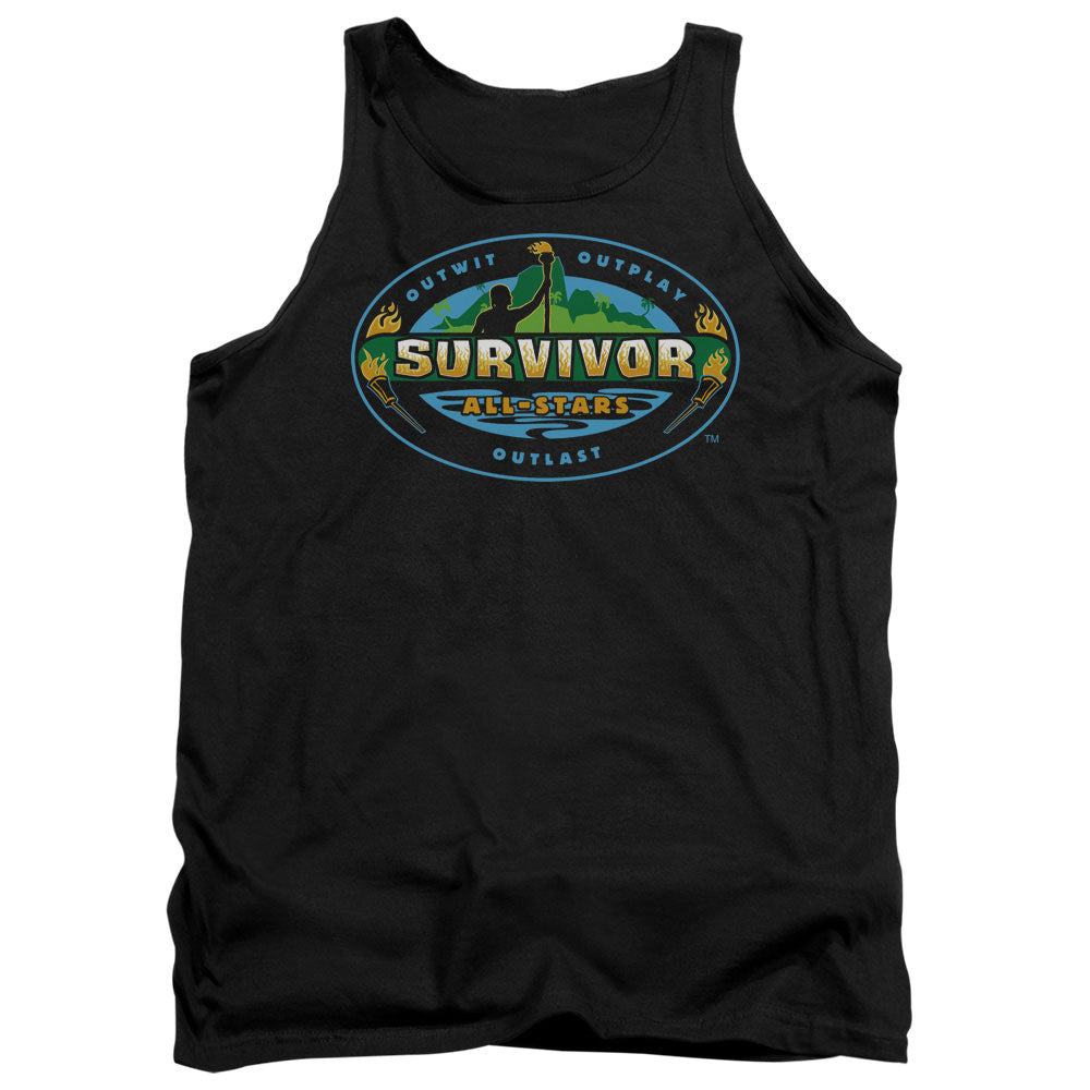 SURVIVOR/ALL STARS - ADULT TANK - BLACK