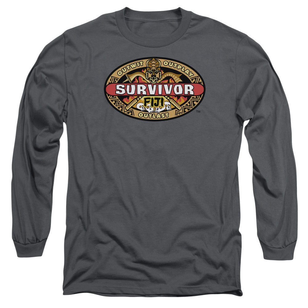 SURVIVOR/FIJI -  L/S ADULT 18/1  - CHARCOAL