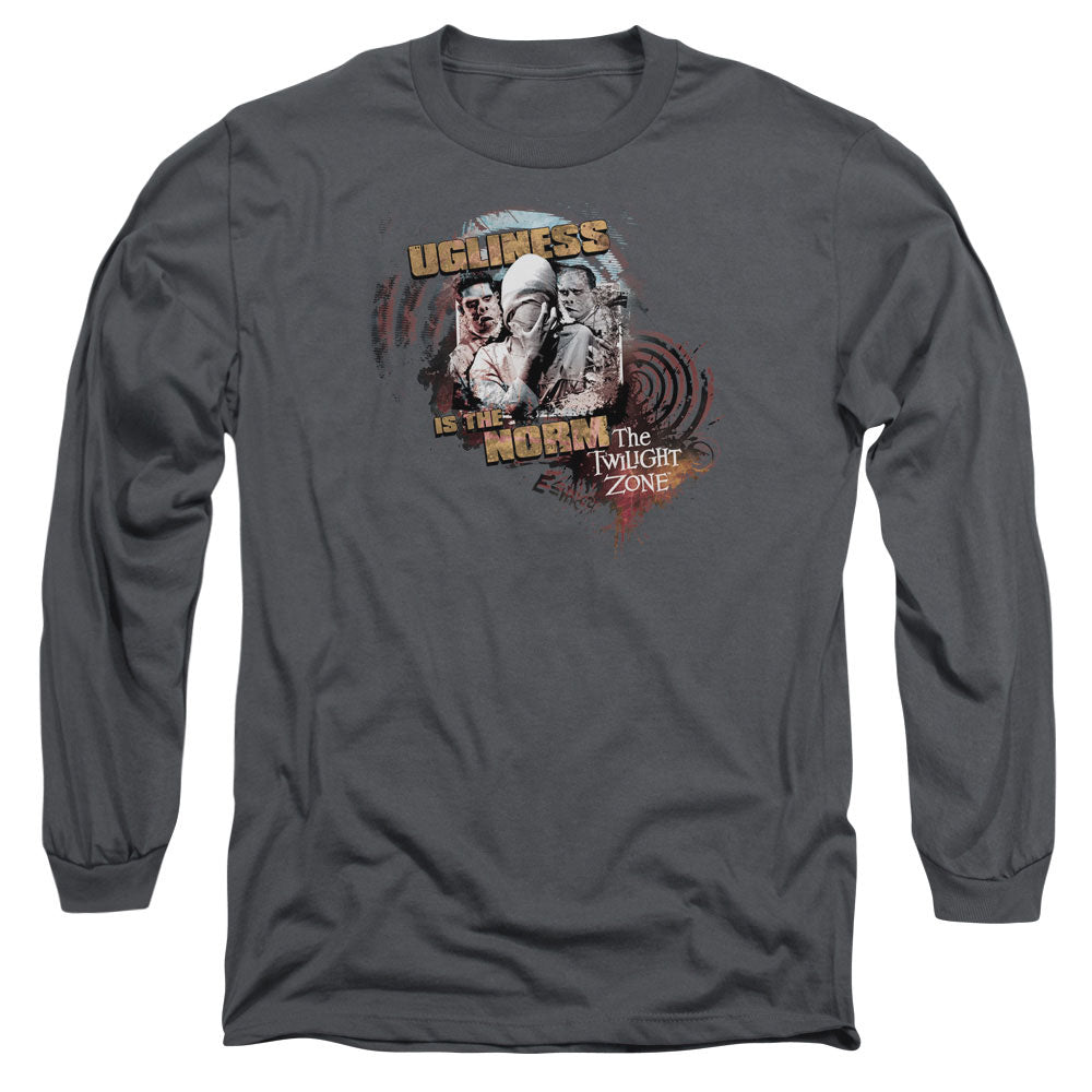 TWILIGHT ZONE/THE NORM - L/S ADULT 18/1 - CHARCOAL