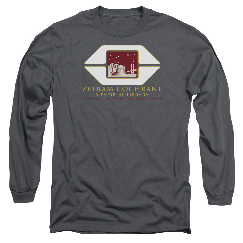 STAR TREK/COCHRANE LIBRARY -  L/S ADULT 18/1  - CHARCOAL