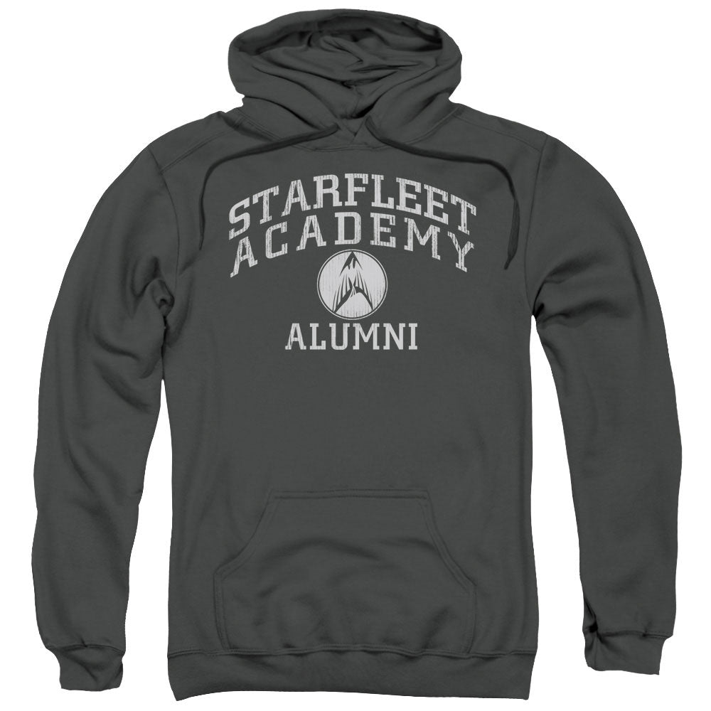 STAR TREK/ALUMNI - ADULT PULLOVER HOODIE - CHARCOAL