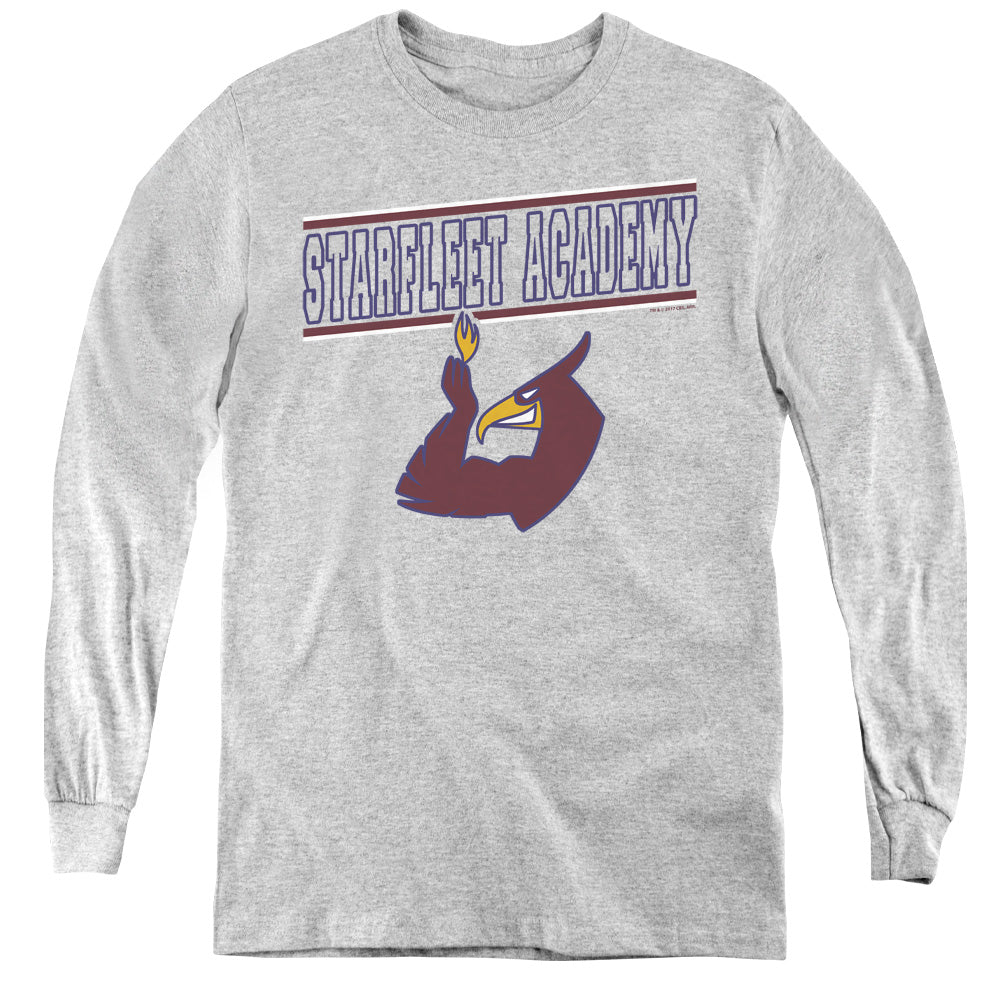 STAR TREK/PHOENIX - YOUTH LONG SLEEVE TEE - ATHLETIC HEATHER