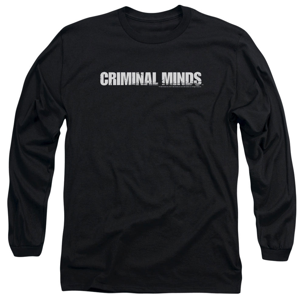 CRIMINAL MINDS/LOGO - L/S ADULT 18/1 - BLACK