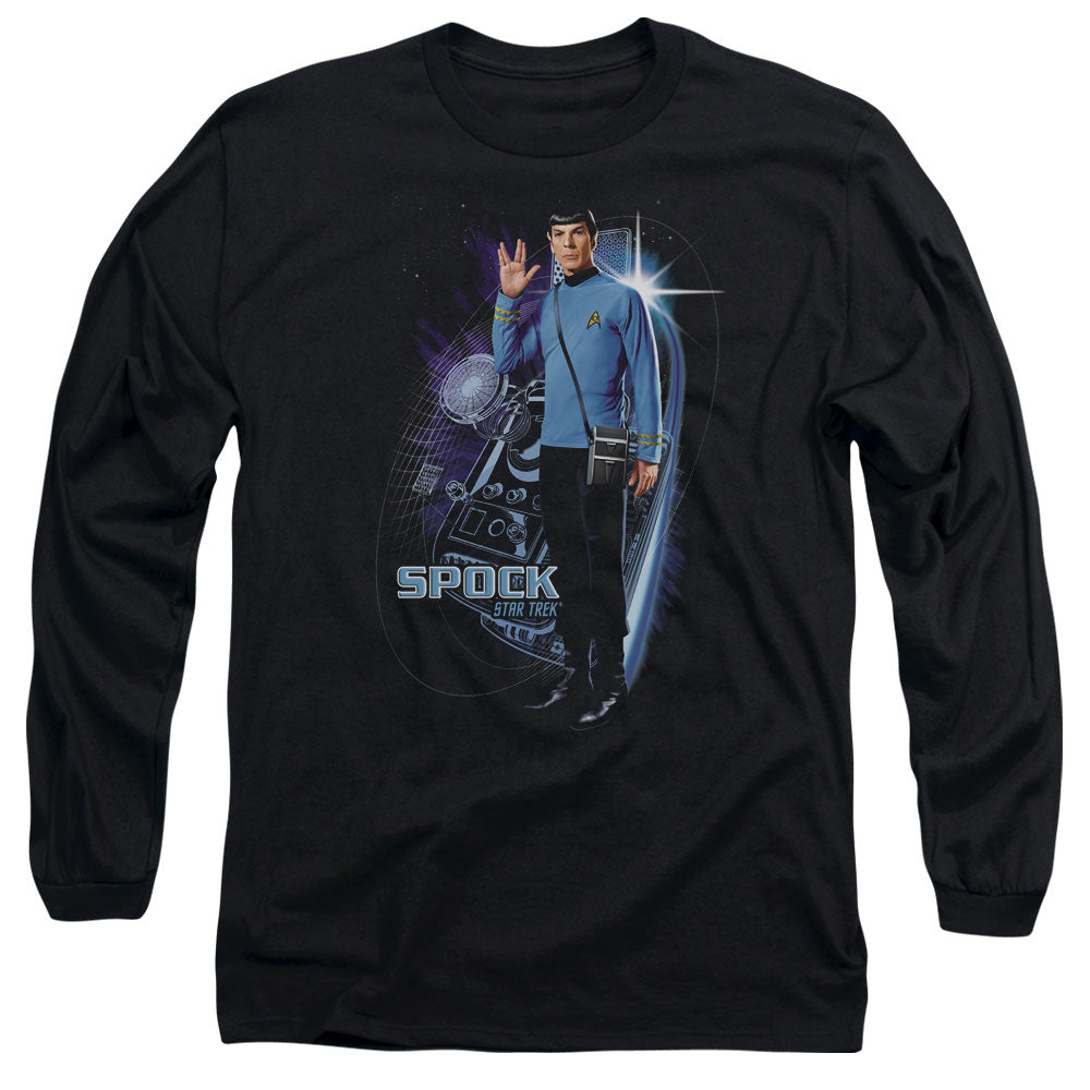 STAR TREK/GALACTIC SPOCK - L/S ADULT 18/1 - BLACK