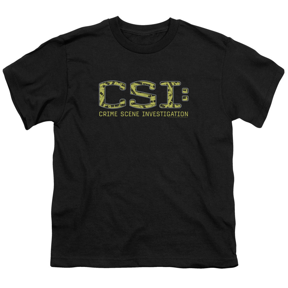 CSI/COLLAGE LOGO - S/S YOUTH 18/1 - BLACK