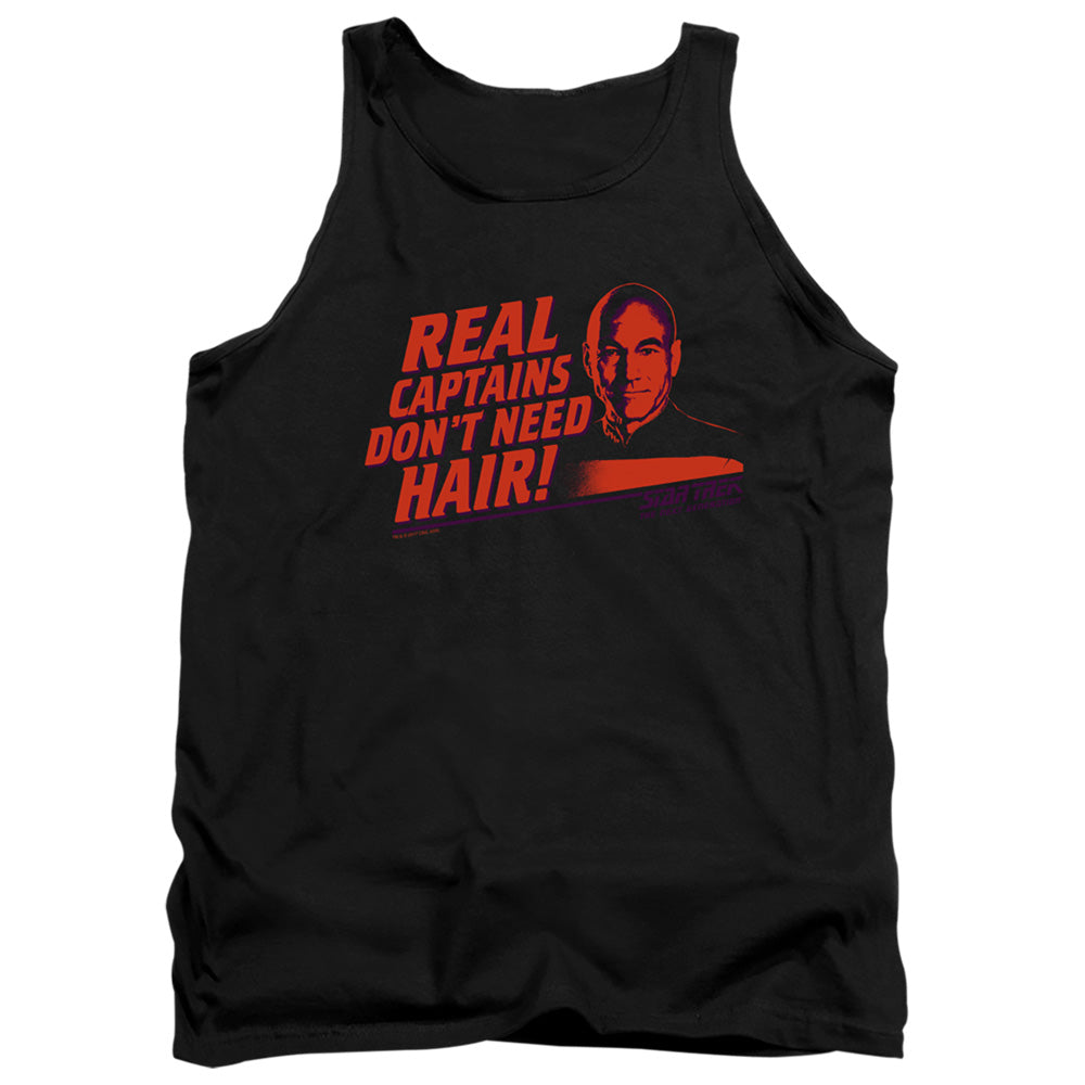 STAR TREK/REAL CAPTAIN - ADULT TANK - BLACK