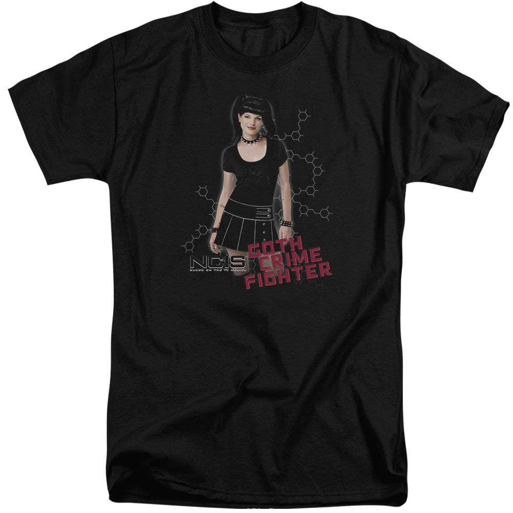 NCIS/GOTH CRIME FIGHTER - S/S ADULT TALL 18/1 - BLACK