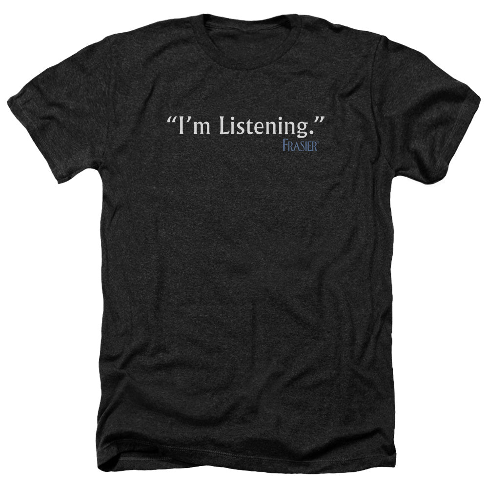 FRASIER/IM LISTENING - ADULT HEATHER - BLACK