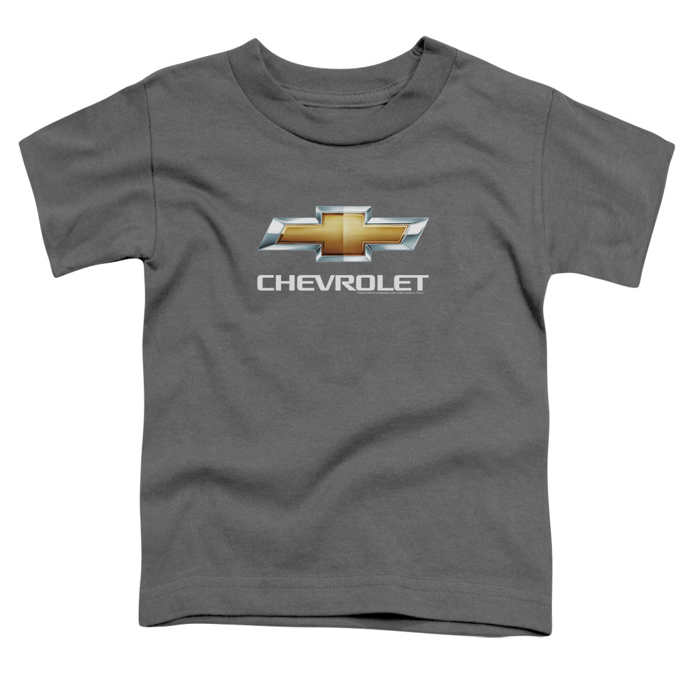CHEVROLET/CHEVY BOWTIE STACKED - S/S TODDLER TEE - CHARCOAL