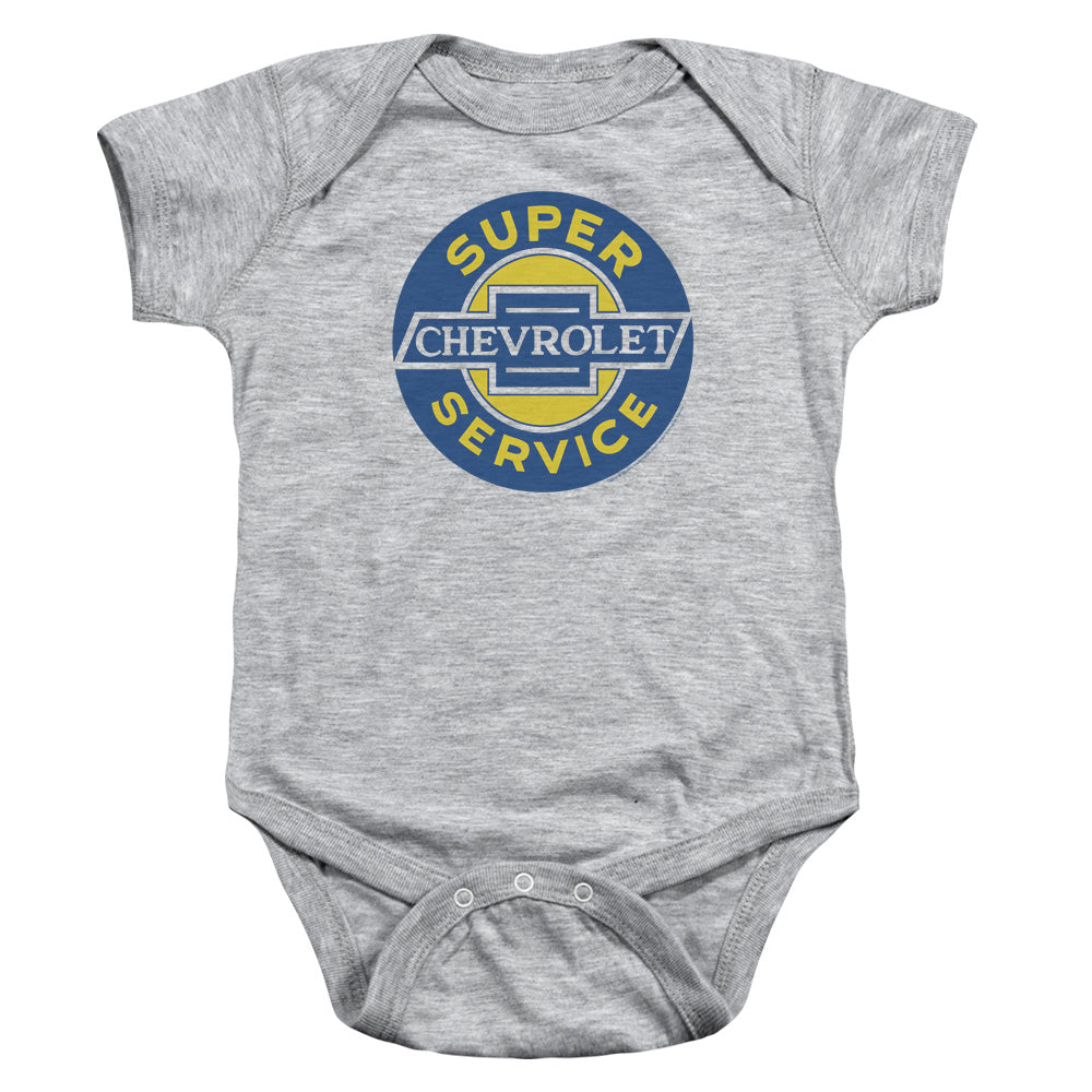 CHEVROLET/CHEVY SUPER SERVICE - INFANT SNAPSUIT - ATHLETIC HEATHER