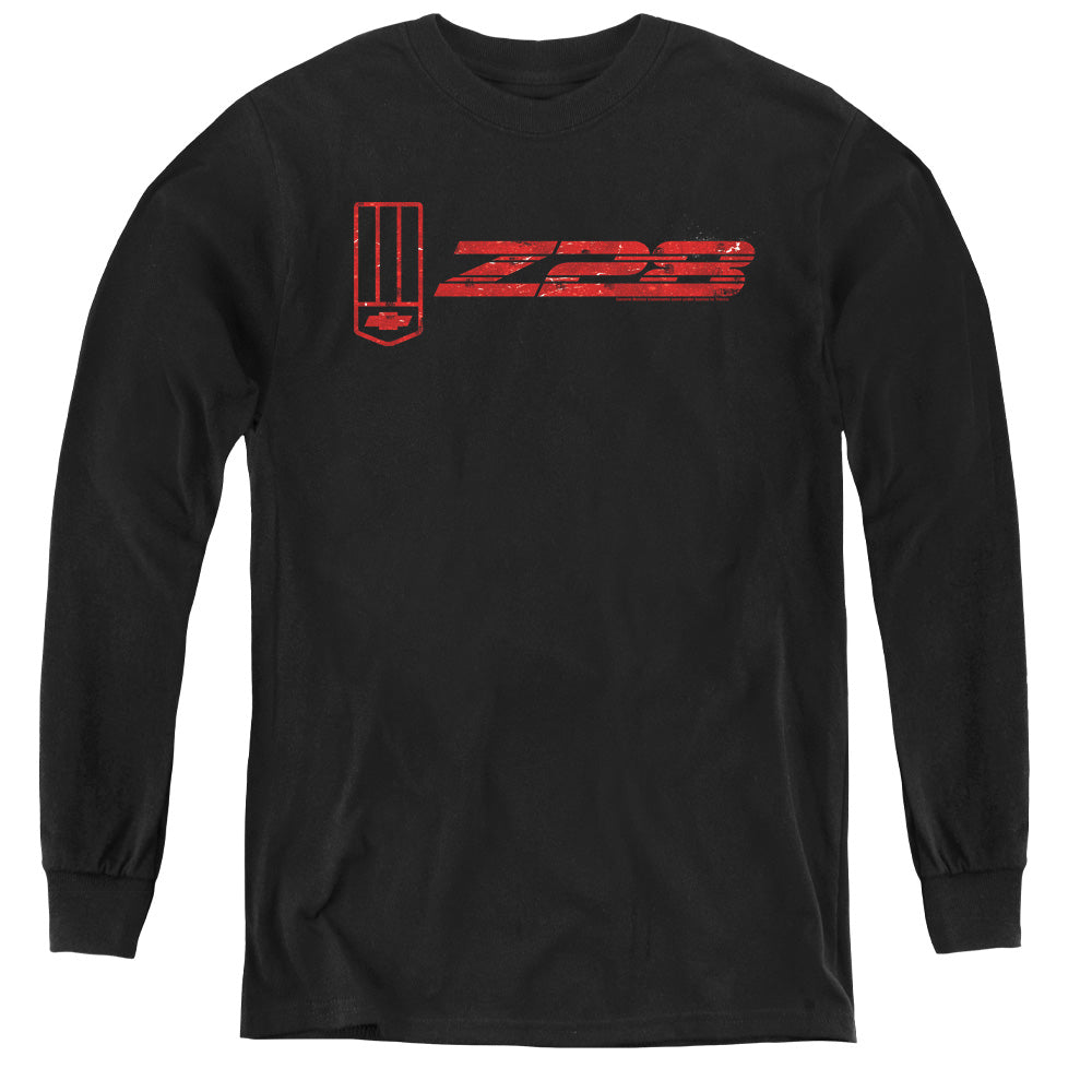 CHEVROLET/THE Z28 - YOUTH LONG SLEEVE TEE - BLACK