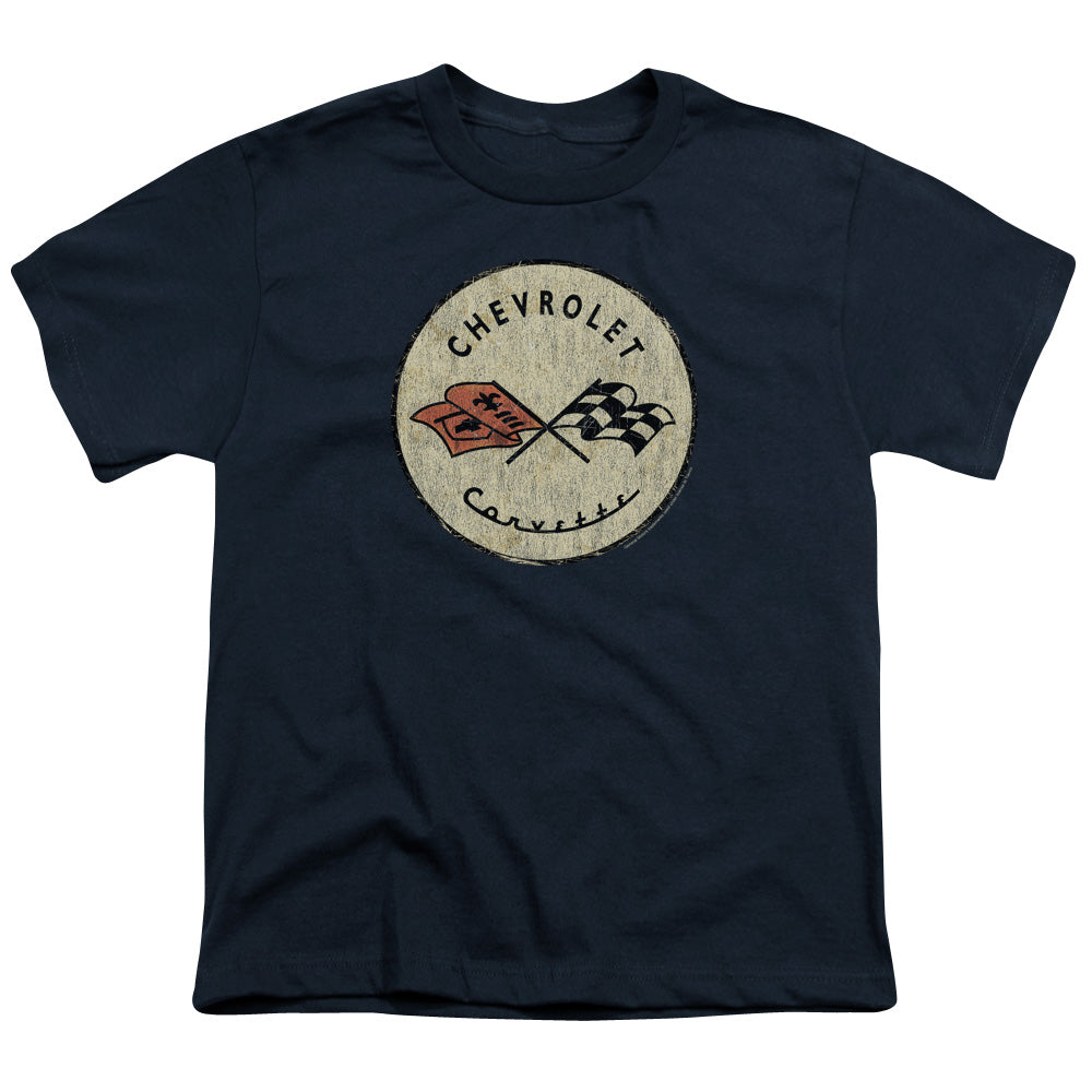 CHEVROLET/OLD VETTE - S/S YOUTH 18/1 - NAVY