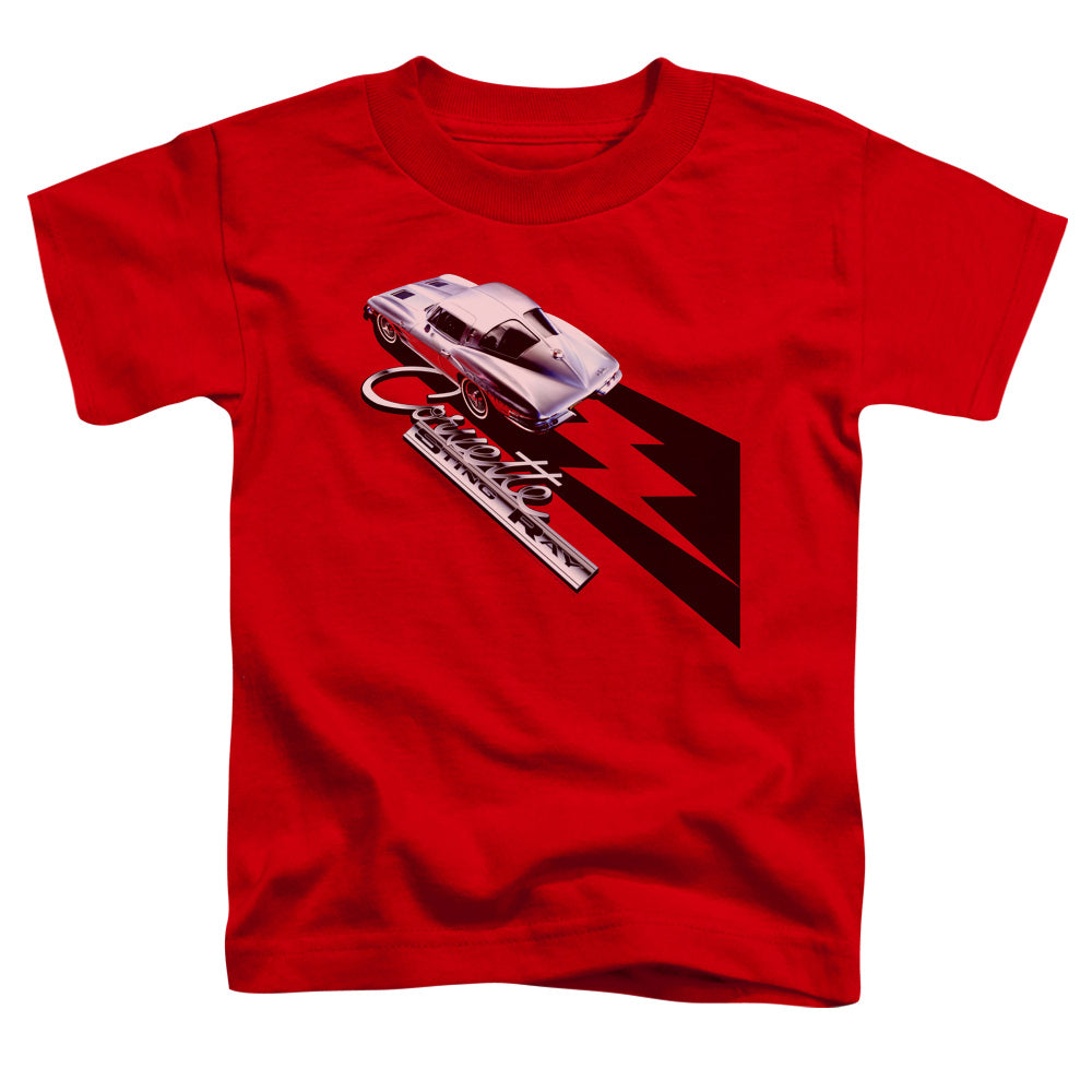 CHEVROLET/SPLIT WINDOW STING RAY - S/S TODDLER TEE - RED
