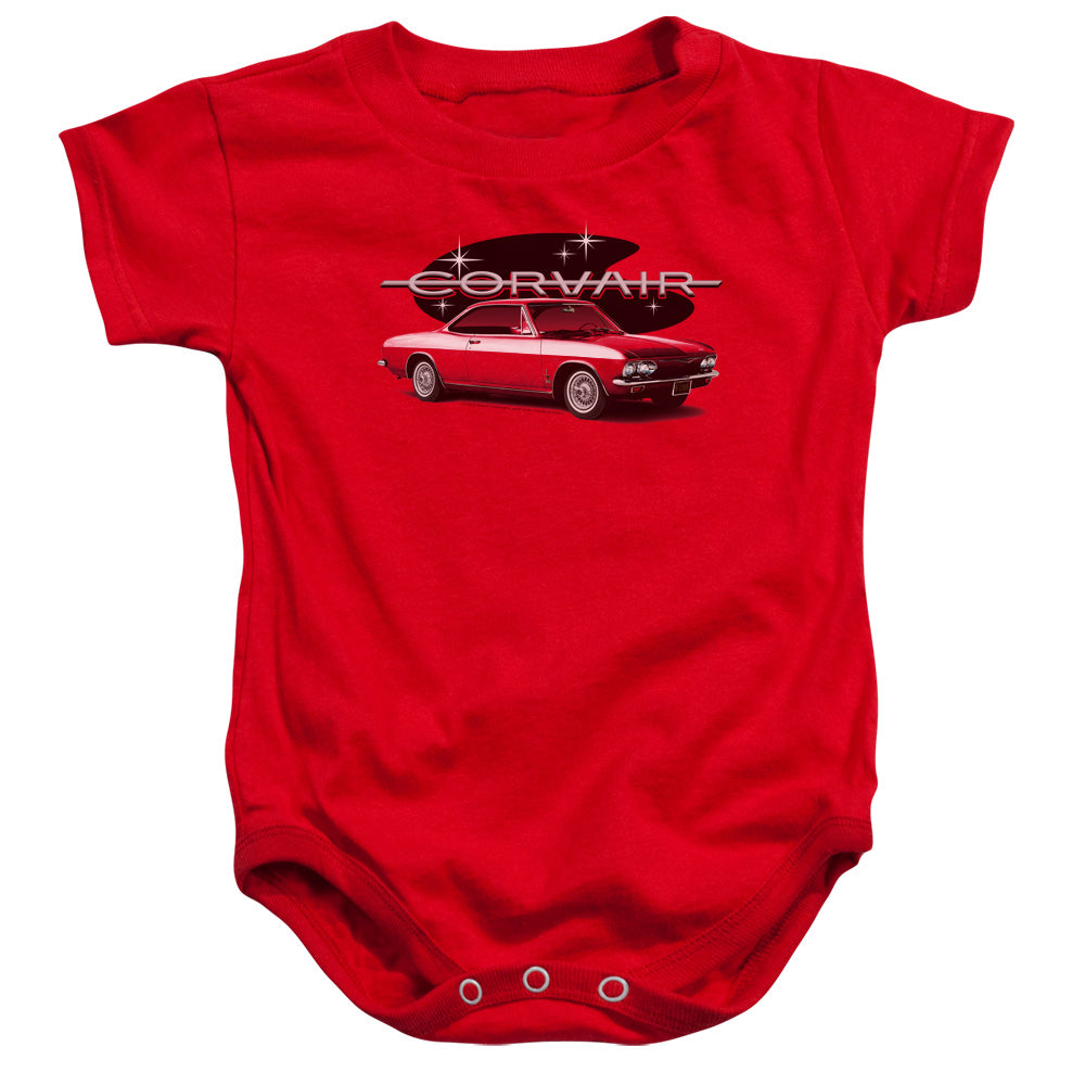 CHEVROLET/65 CORVAIR MONA SPYDA COUPE - INFANT SNAPSUIT - RED