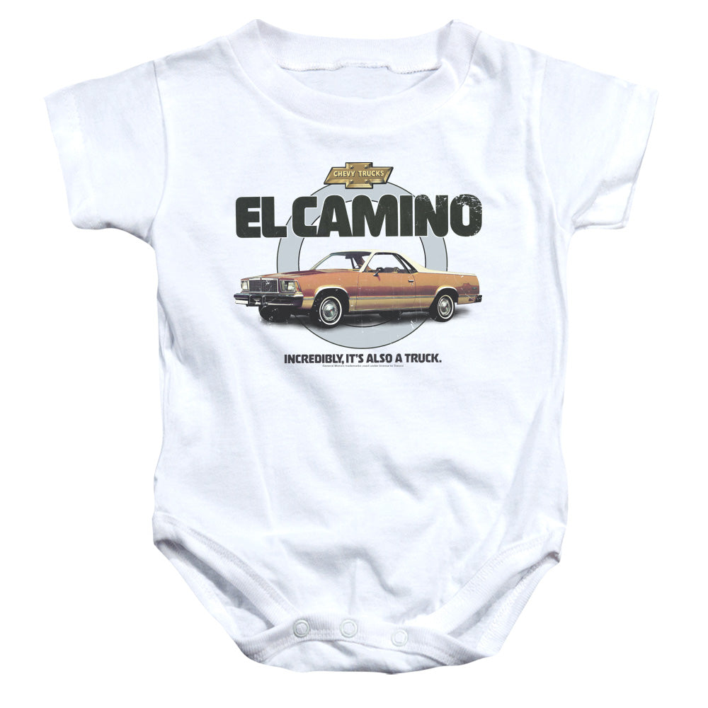 CHEVROLET/ALSO A TRUCK - INFANT SNAPSUIT - WHITE