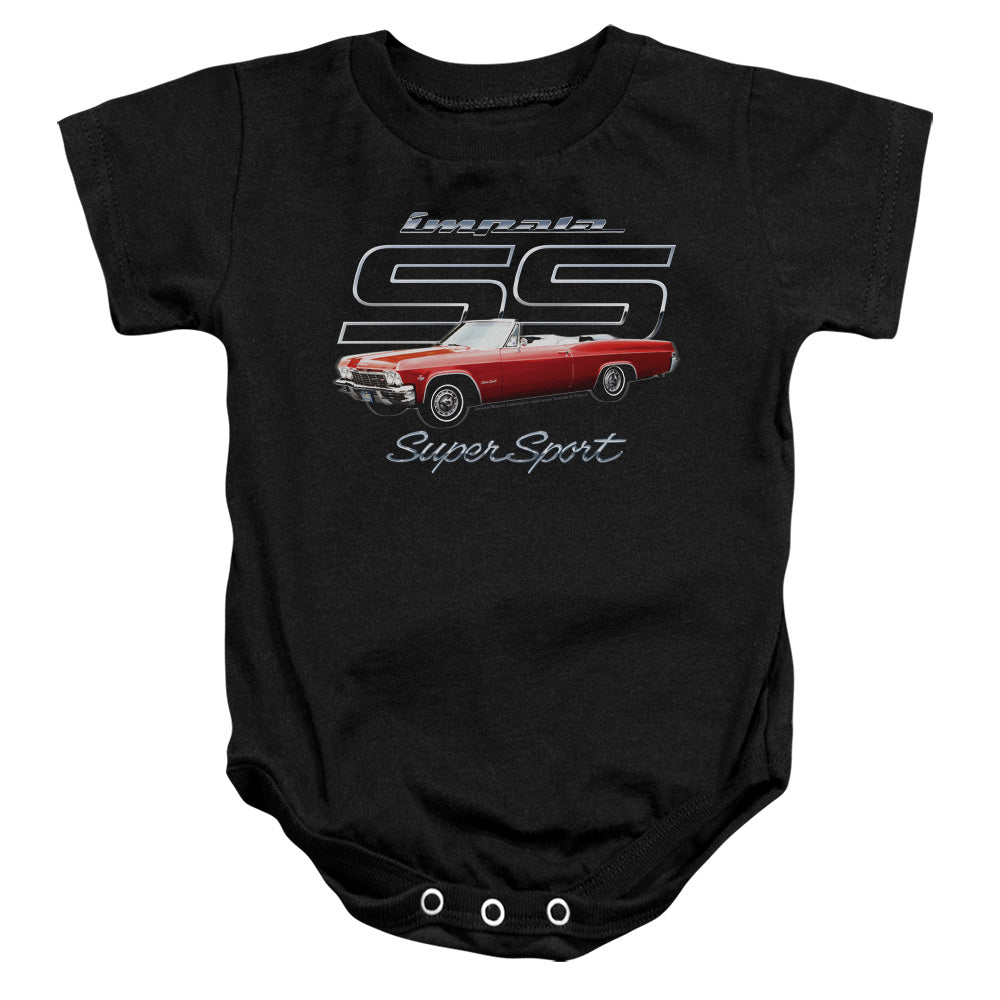 CHEVROLET/IMPALA SS - INFANT SNAPSUIT - BLACK