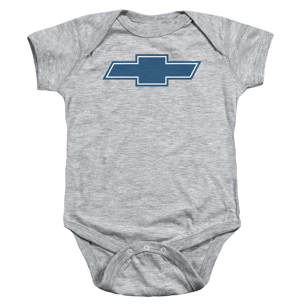 CHEVROLET/SIMPLE VINTAGE BOWTIE - INFANT SNAPSUIT - ATHLETIC HEATHER