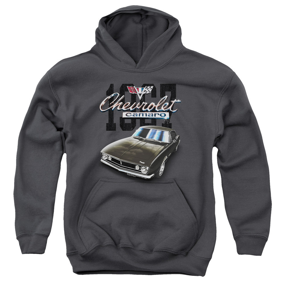 CHEVROLET/CLASSIC CAMARO -  YOUTH PULLOVER HOODIE  - CHARCOAL