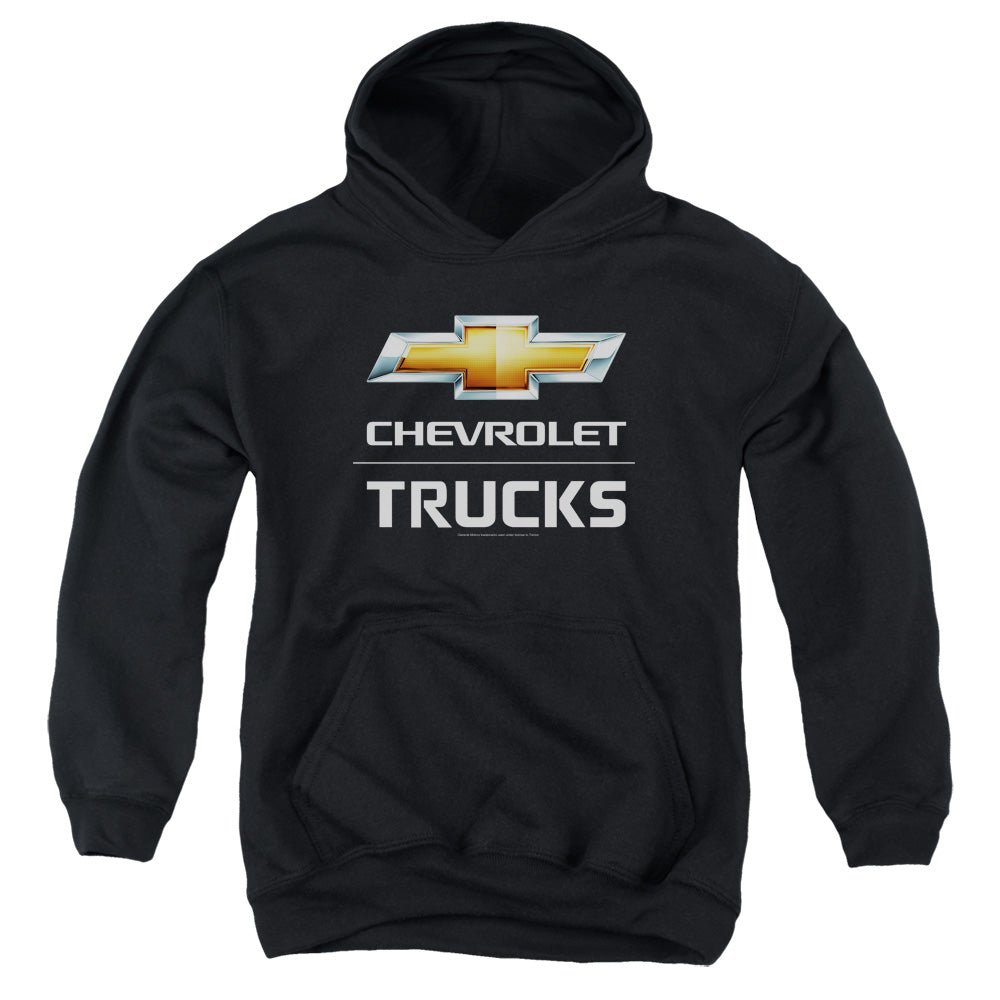 CHEVROLET/TRUCKS - YOUTH PULLOVER HOODIE - BLACK