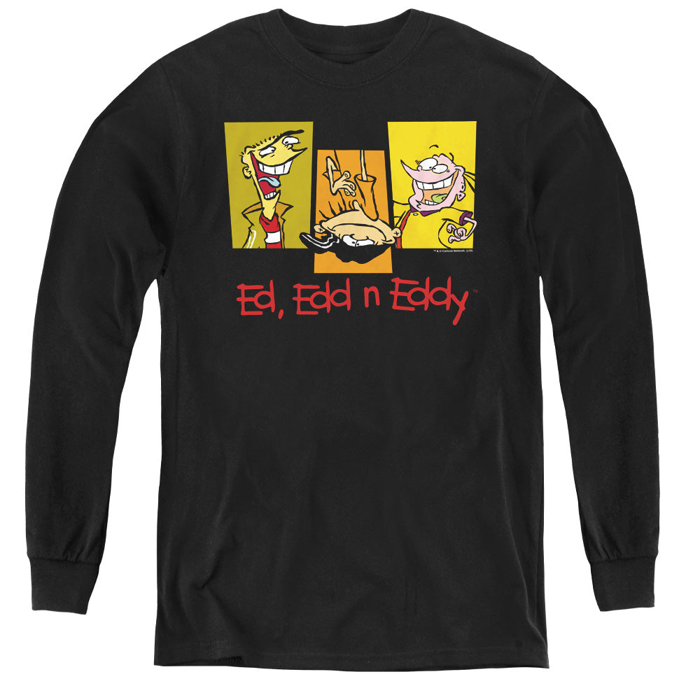 ED EDD EDDY/3 EDS - YOUTH LONG SLEEVE TEE - BLACK