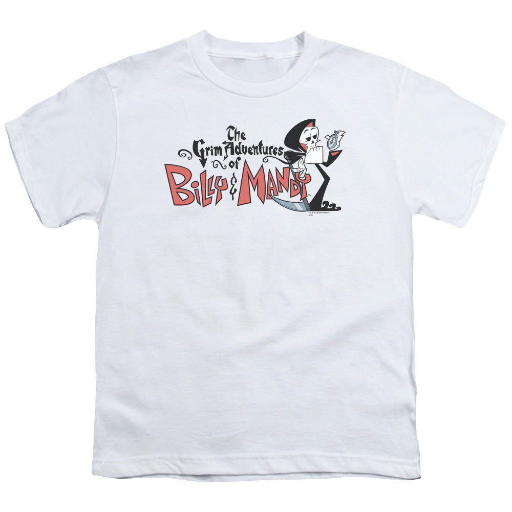 BILLY & MANDY/LOGO - S/S YOUTH 18/1 - WHITE