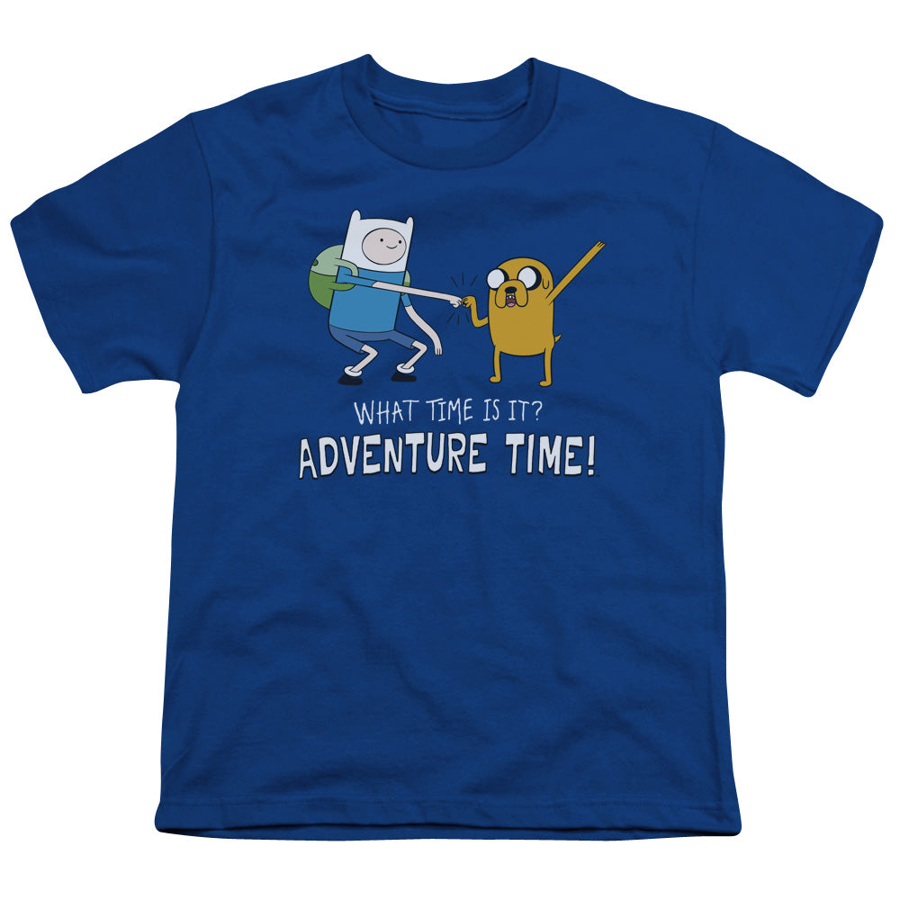 ADVENTURE TIME/FIST BUMP - S/S YOUTH 18/1 - ROYAL BLUE