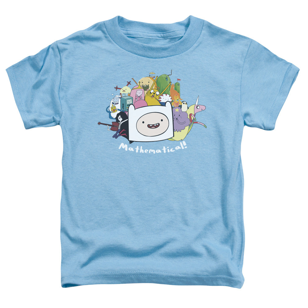 ADVENTURE TIME/MATHEMATICAL - S/S TODDLER TEE - CAROLINA BLUE
