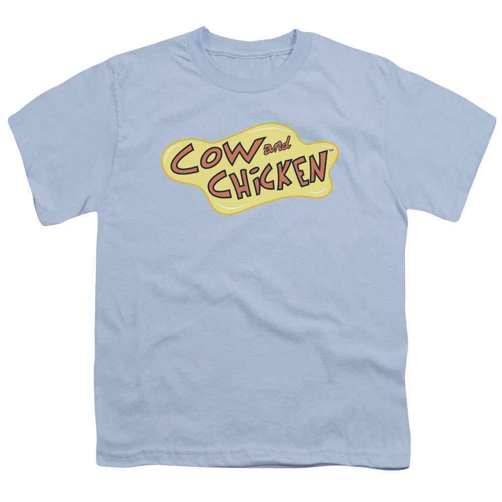 COW AND CHICKEN/COW CHICKEN LOGO - S/S YOUTH 18/1 - LIGHT BLUE