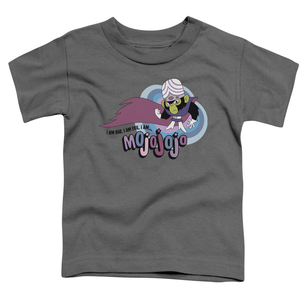 POWERPUFF GIRLS/I AM BAD I AM EVIL - S/S TODDLER TEE - CHARCOAL