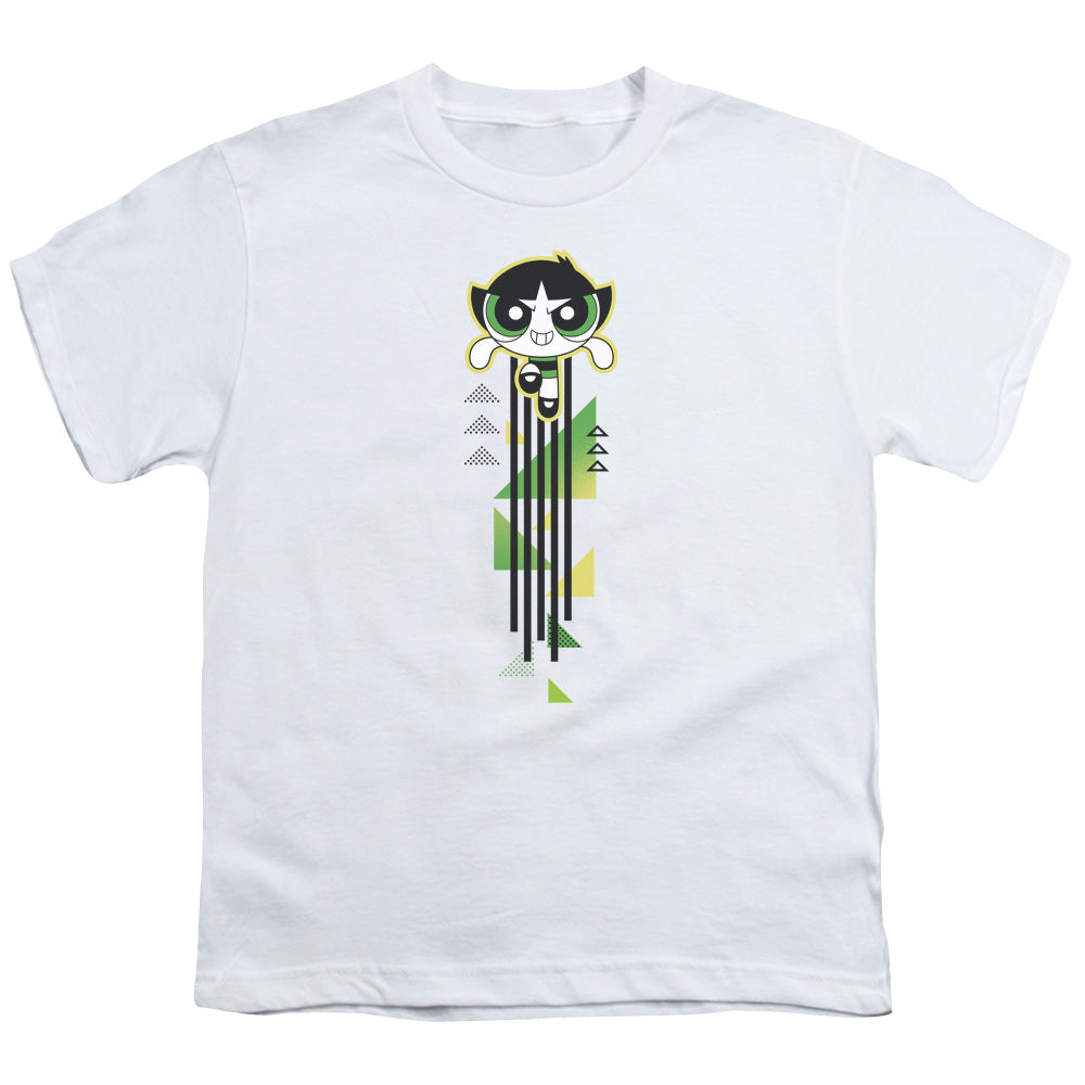 POWERPUFF GIRLS/BUTTERCUP STREAK - S/S YOUTH 18/1 - WHITE