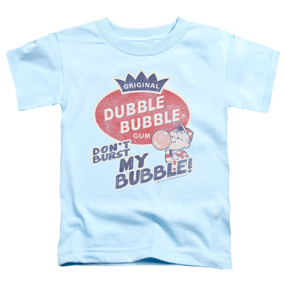 DUBBLE BUBBLE/BURST BUBBLE - S/S TODDLER TEE - LIGHT BLUE