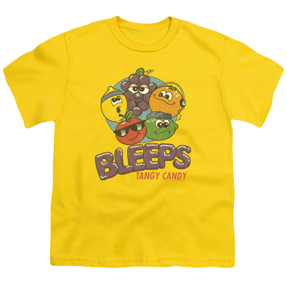 DUBBLE BUBBLE/BLEEPS - S/S YOUTH 18/1 - YELLOW