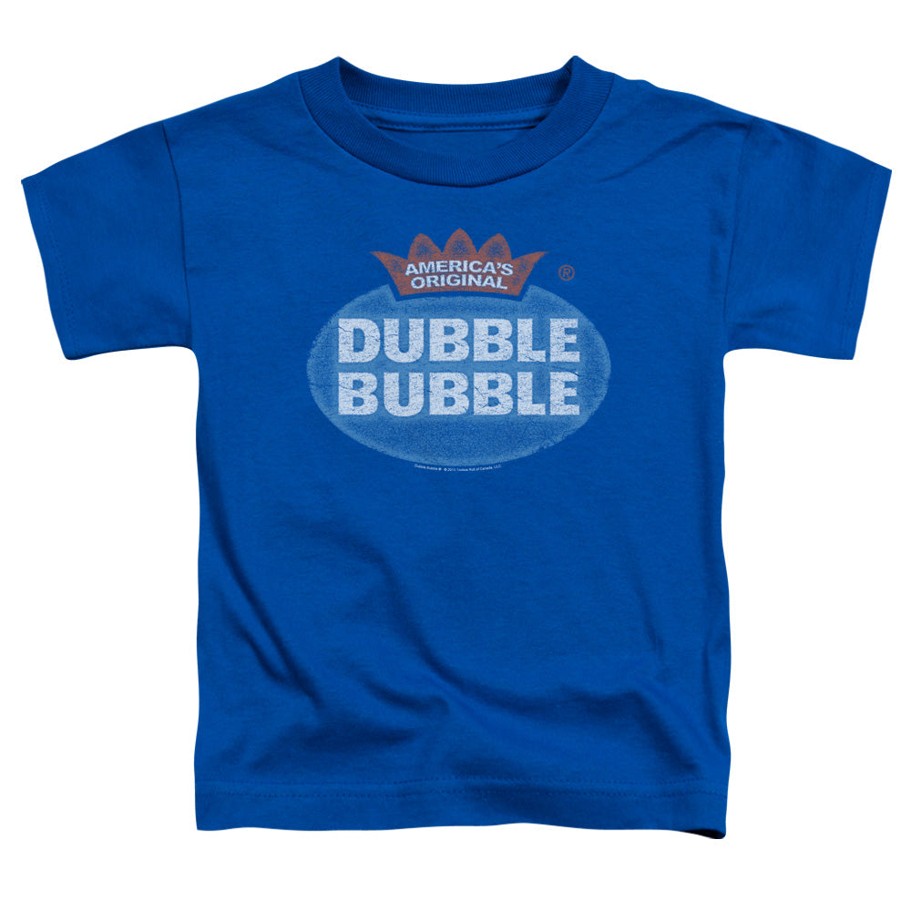 DUBBLE BUBBLE/VINTAGE LOGO - S/S TODDLER TEE - ROYAL BLUE