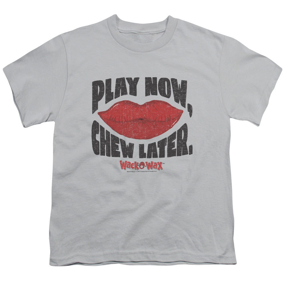 DUBBLE BUBBLE/PLAY CHEW - S/S YOUTH 18/1 - SILVER